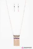 Counting CHAINS - Purple/Gold Necklace - Box 3 - Purple