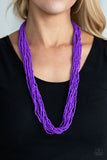 Congo Colada - Purple Necklace - Box 3 - Purple