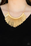 Metallic Mane - Gold Necklace - Box 2 - Gold