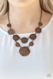 Metallic Patchwork - Copper Necklace - Box 2 - Copper