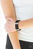 Ritzy Ritz - Black Bracelet - Box Stretch Black