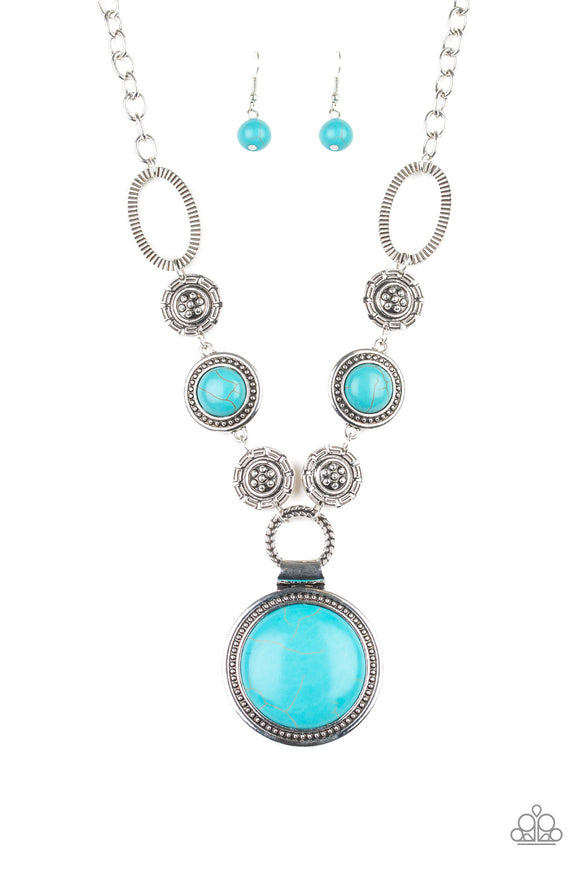 Sedona Drama - Blue Necklace - Box 1 - Blue