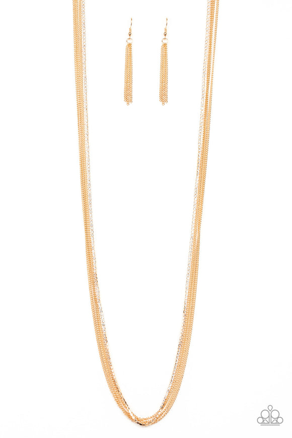 SLEEK and Destroy - Gold Necklace - Box 4 - Gold