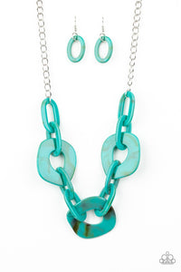 Courageously Chromatic - Blue Necklace - Box 3 - Blue