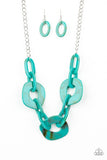 Courageously Chromatic - Blue Necklace - Box 3 - Blue