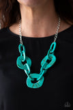 Courageously Chromatic - Blue Necklace - Box 3 - Blue