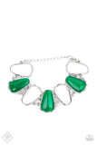 Yacht Club Couture - Green Bracelet - Green Clasp