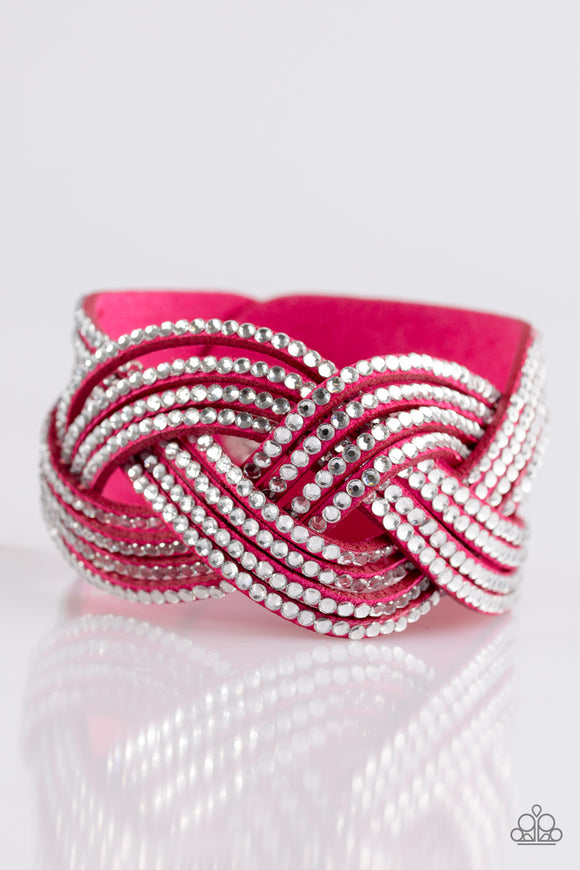 Big City Shimmer - Pink Urban Bracelet