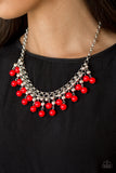 Friday Night Fringe - Red Necklace - Box 2 - Red