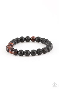 Meditation - Black Bracelet - Box Stretch Black