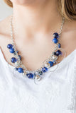 Mountain Mosaic - Blue Necklace - Box 8 - Blue