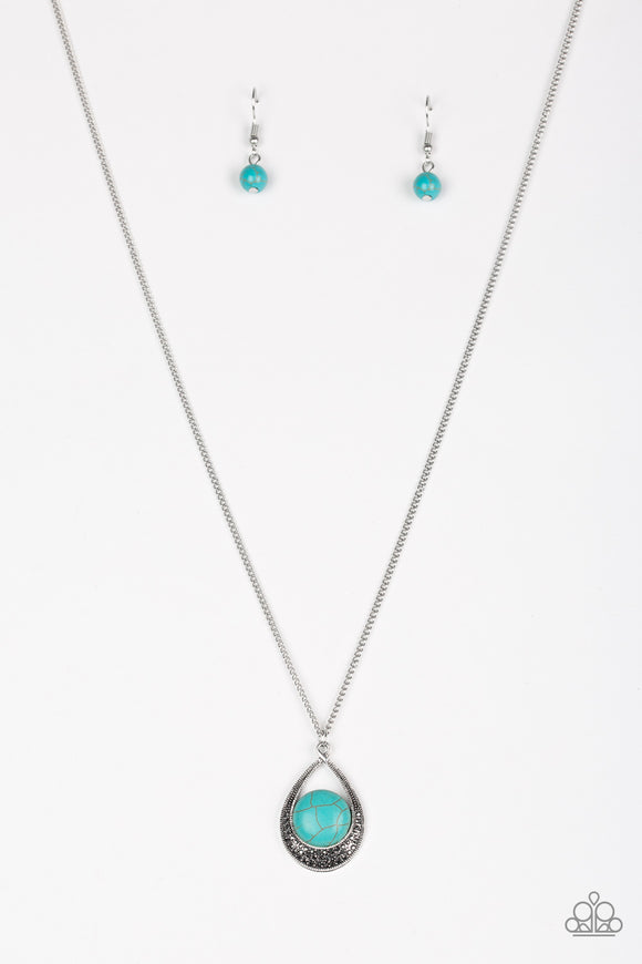 Rio Rancho Resplendence - Blue Necklace - Box 1 - Blue