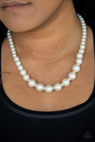 Showtime Shimmer - White Necklace - Box 3 - White