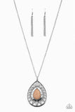 Summer Sunbeam - Brown Necklace - Box 4 - Brown