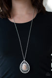 Summer Sunbeam - Brown Necklace - Box 4 - Brown