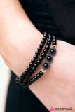 Happy Trails - Black Bracelet - Box Stretch Black