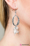 Elegant Enrapture - White Earring