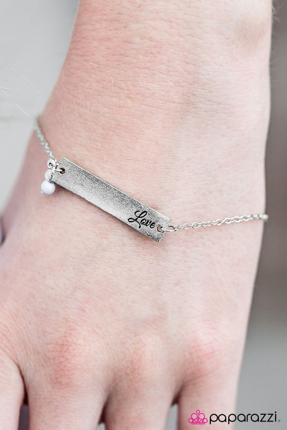 Love Can Build A Bridge - White Bracelet