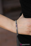 Can't BLING Me Down - Purple Bracelet