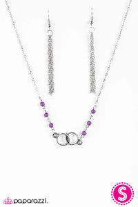 If You Can't BEAD Them, Join Them - Purple Necklace - Box 4 - Purple