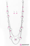 Footloose and Fancy Free - Pink Necklace - Box 8 - Pink