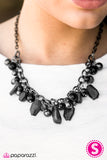 Mardi Gras Gala - Black Necklace - Box 14 - Black