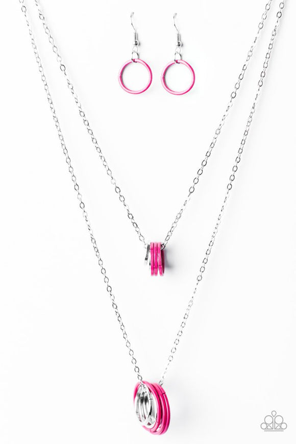 Be Fab-YOU-lous - Pink Necklace - Box 7 - Pink