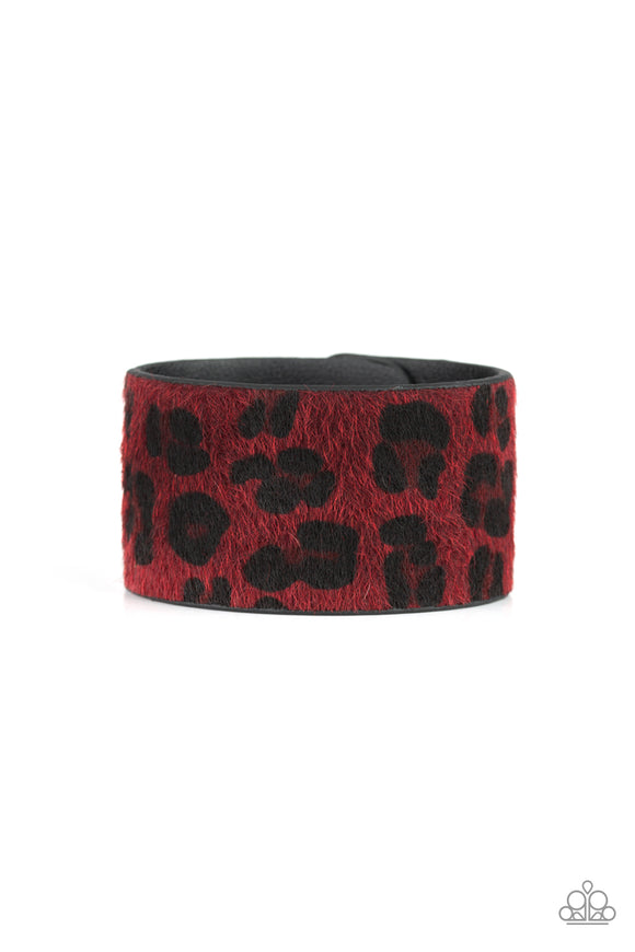 Cheetah Cabana - Red Urban Bracelet