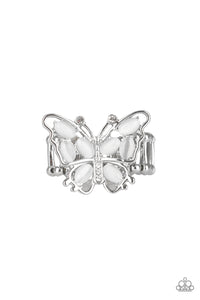 Flutter Flair - White Ring