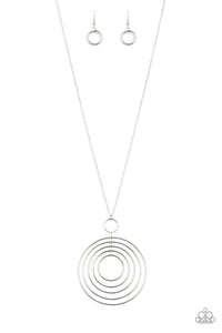 Running Circles In My Mind - Silver Necklace - Box 5 - Silver