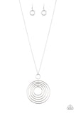 Running Circles In My Mind - Silver Necklace - Box 5 - Silver