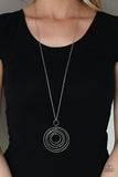 Running Circles In My Mind - Silver Necklace - Box 5 - Silver