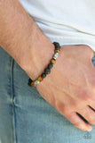 Strength - Brown Stretch Bracelet