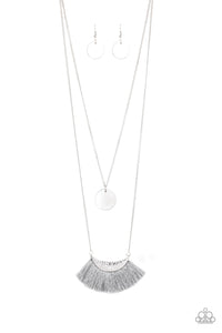 Tassel Temptation - Silver Necklace - Box 2 - Silver