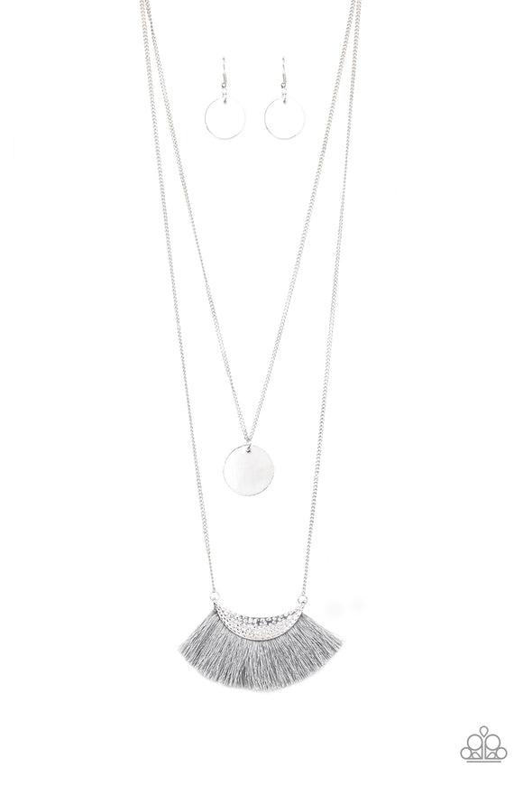 Tassel Temptation - Silver Necklace - Box 2 - Silver