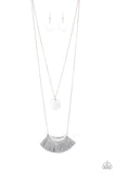 Tassel Temptation - Silver Necklace - Box 2 - Silver