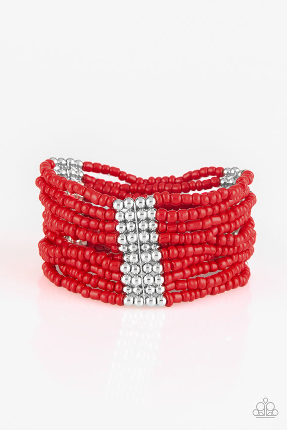 Outback Odyssey - Red Stretch Bracelet