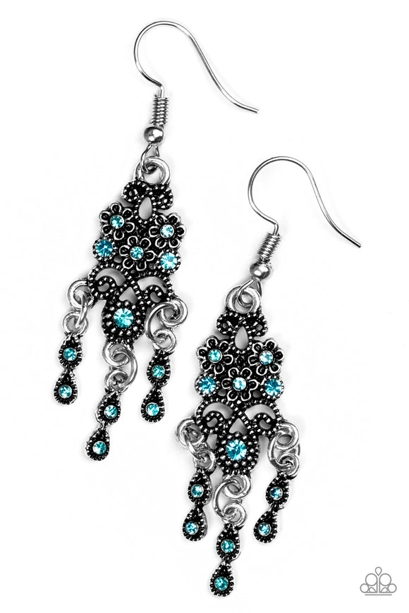 Spring Bling - Blue Earrings