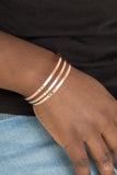 Street Sleek - Rose Gold Cuff Bracelet - Bangle Gold Box