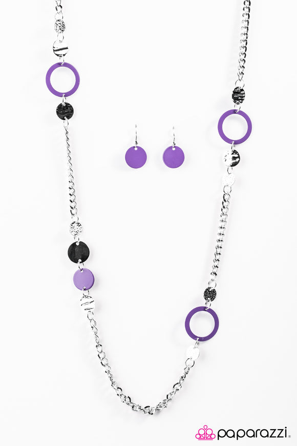 Can't Fight The Moonlight - Purple Necklace - Box 4 - Purple