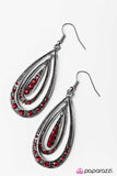 Kiss Me In The Rain - Red Earring - Box RedE1