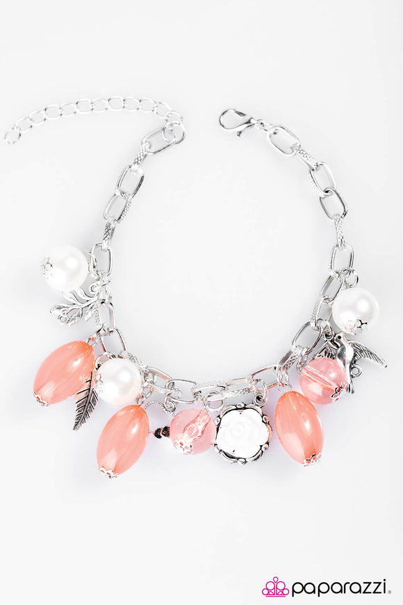 Love Doves - Orange Bracelet