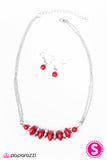 On Mountain Time - Red Necklace - Box 3 - Red