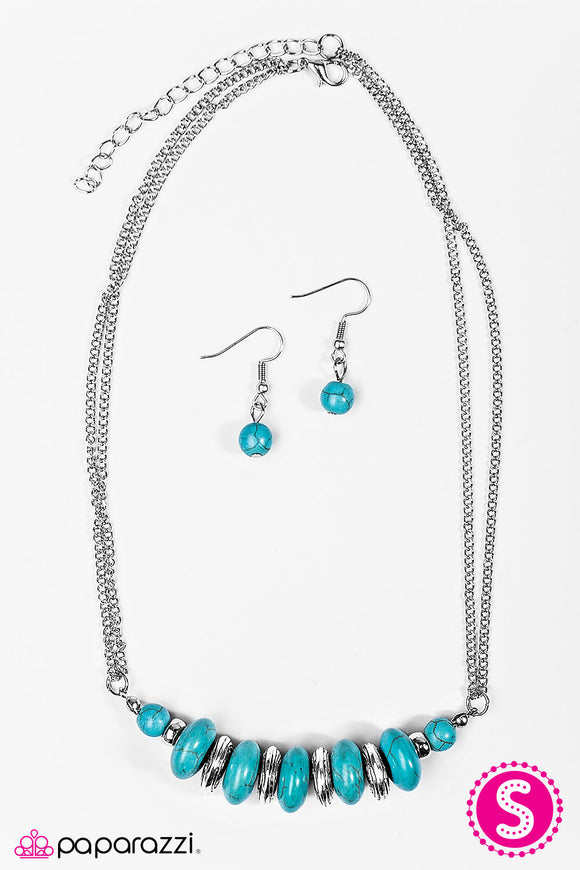 On Mountain Time - Blue Necklace - Box 2 - Blue