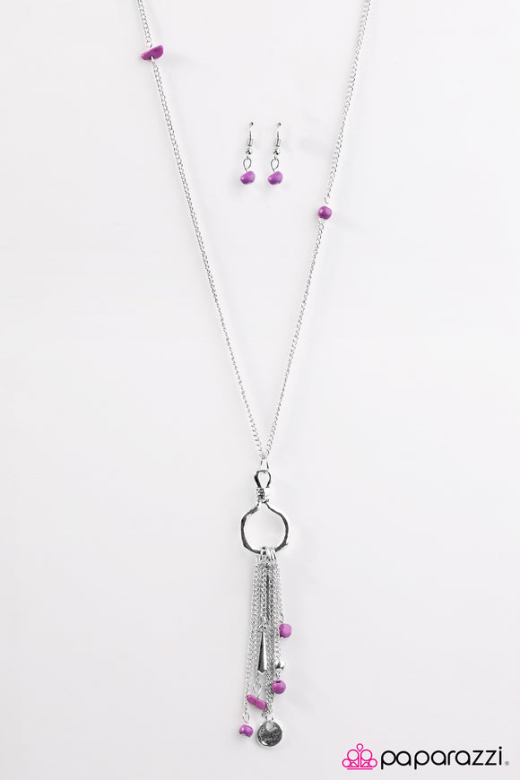 Ridge View - Purple Necklace - Box 5 - Purple