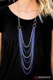 A For Asymmetrical - Blue Necklace - Box 4 - Blue