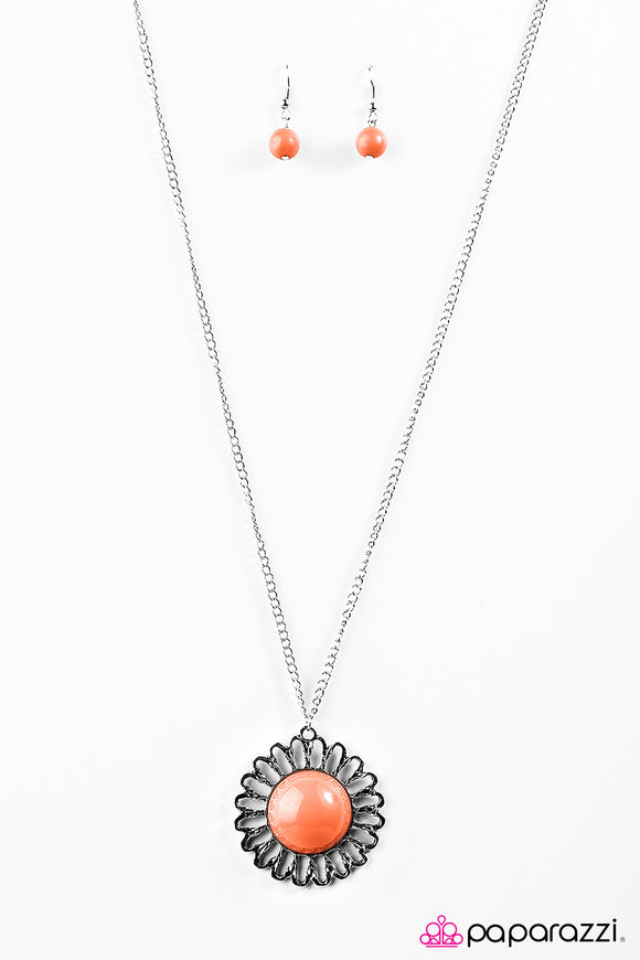 Find Your Wild - Orange Necklace - Box 4 - Orange