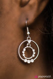 On The Bubble - White Earring