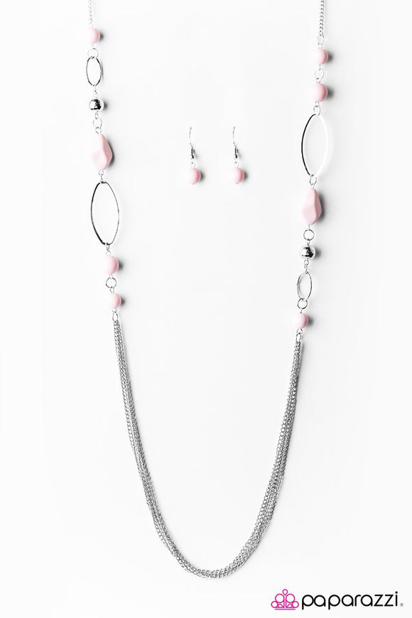 Dreamy Daydream - Pink Necklace