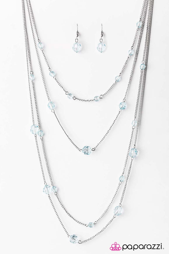 Sparkling Intentions - Blue Necklace - Box 5 - Blue